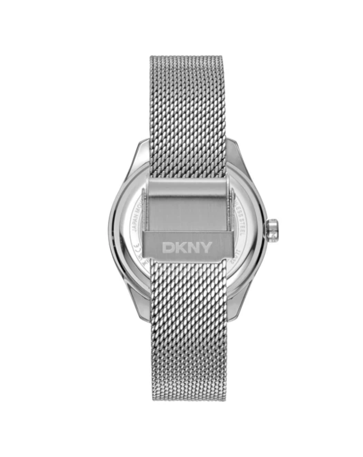 DKNY Astoria Logo Silver Dial Stainless Steel Watch - DK1L032M0015