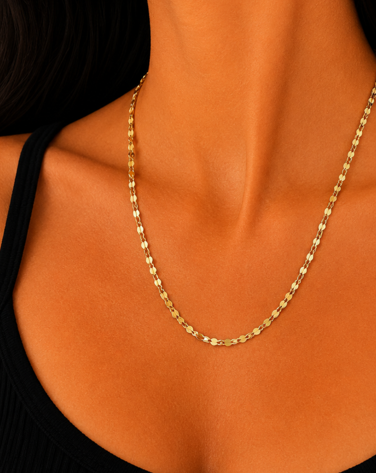 Aura Endless Gold Plated Ladies Chain - NK4052300039
