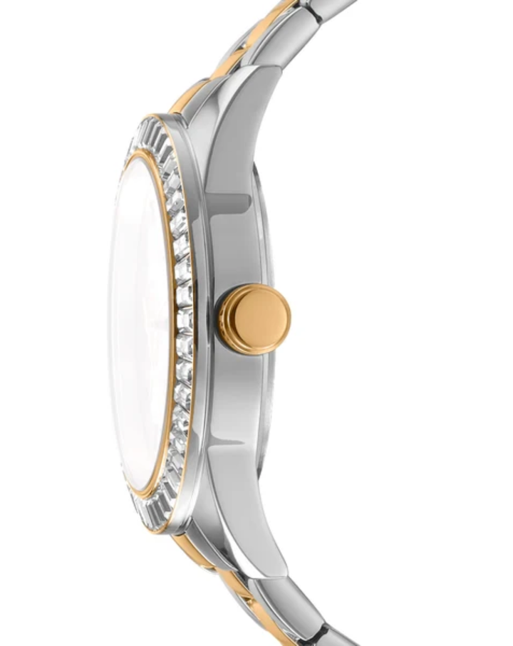 DKNY Nolita Multi Glitz Silver Dial Stainless Steel Watch - DK1L027M0075