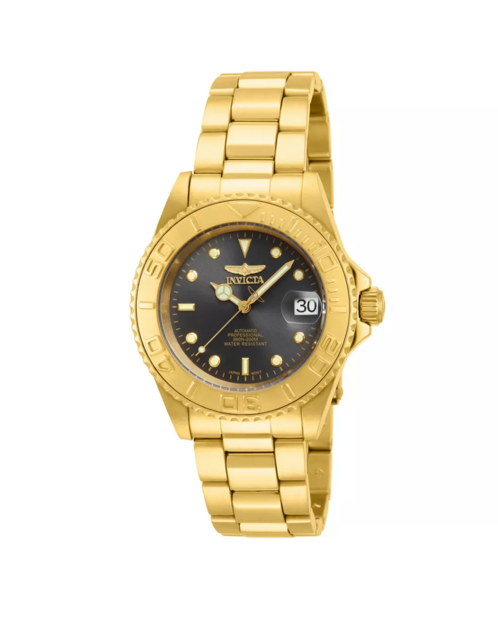 Invicta Pro Diver Men's Gold/Grey Automatic Men's Watch - 15848
