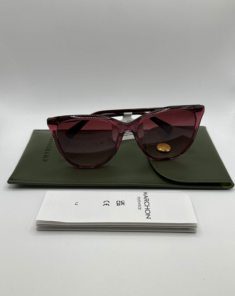 Longchamp Paris Burgundy Red Ladies Sunglasses - L0718S.601.56/16