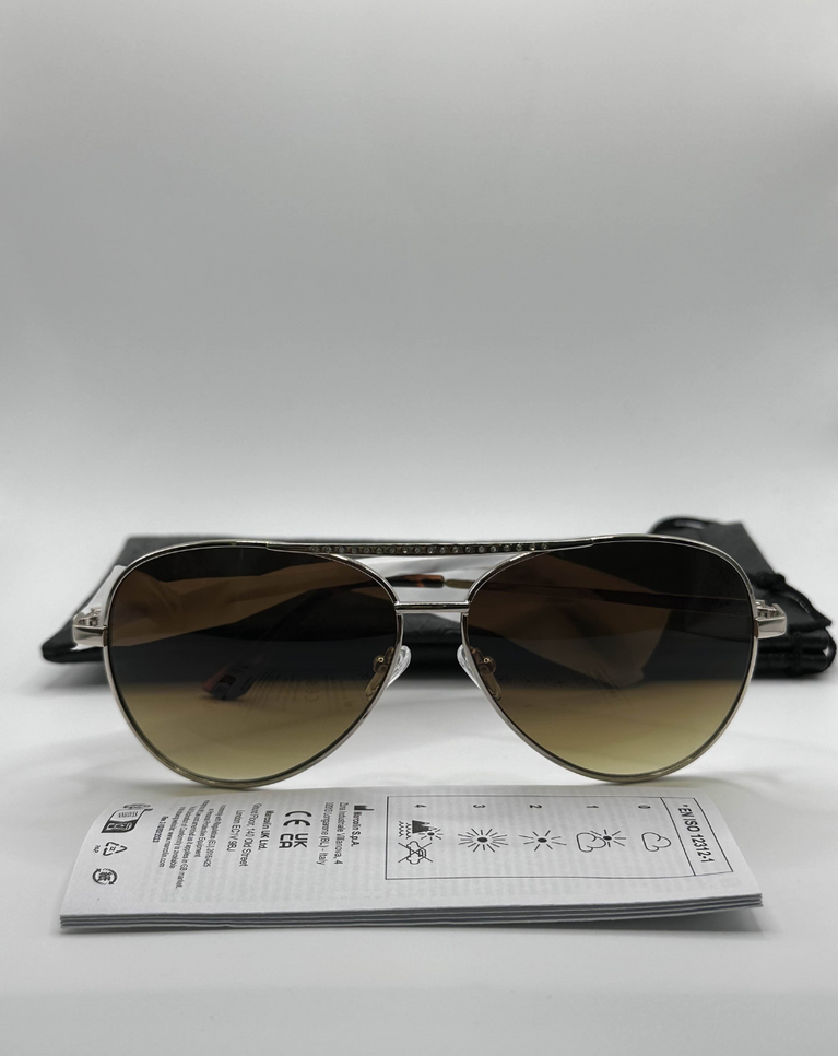 Guess Women's Aviator Gold Sunglasses - GF0399-32F