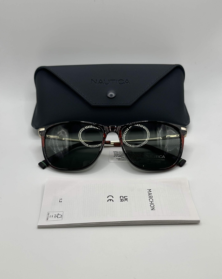 Nautica Square Tortoise Mens Sunglasses - N3660SP.206.56/16