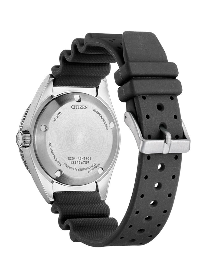 Citizen Promaster Automatic Orange Dial Poly Strap Divers Watch - NY0120-01Z