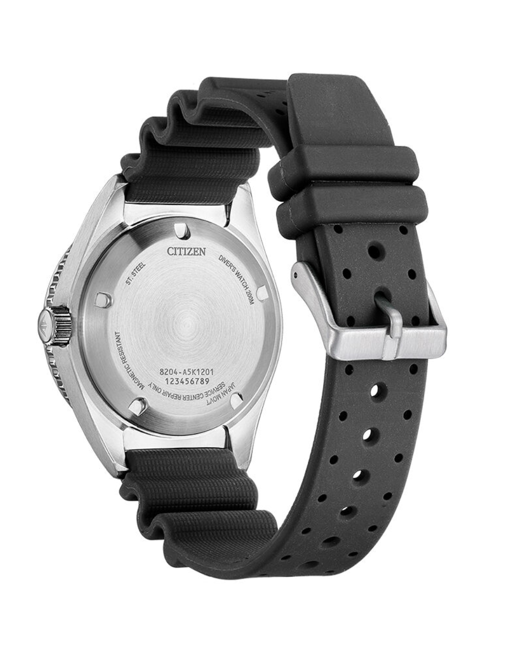 Citizen Promaster Automatic Orange Dial Poly Strap Divers Watch - NY0120-01Z