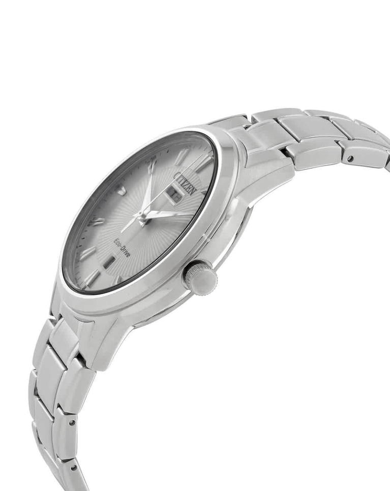 Citizen Eco-Drive Silver Dial Gents Watch - AW0100-86A