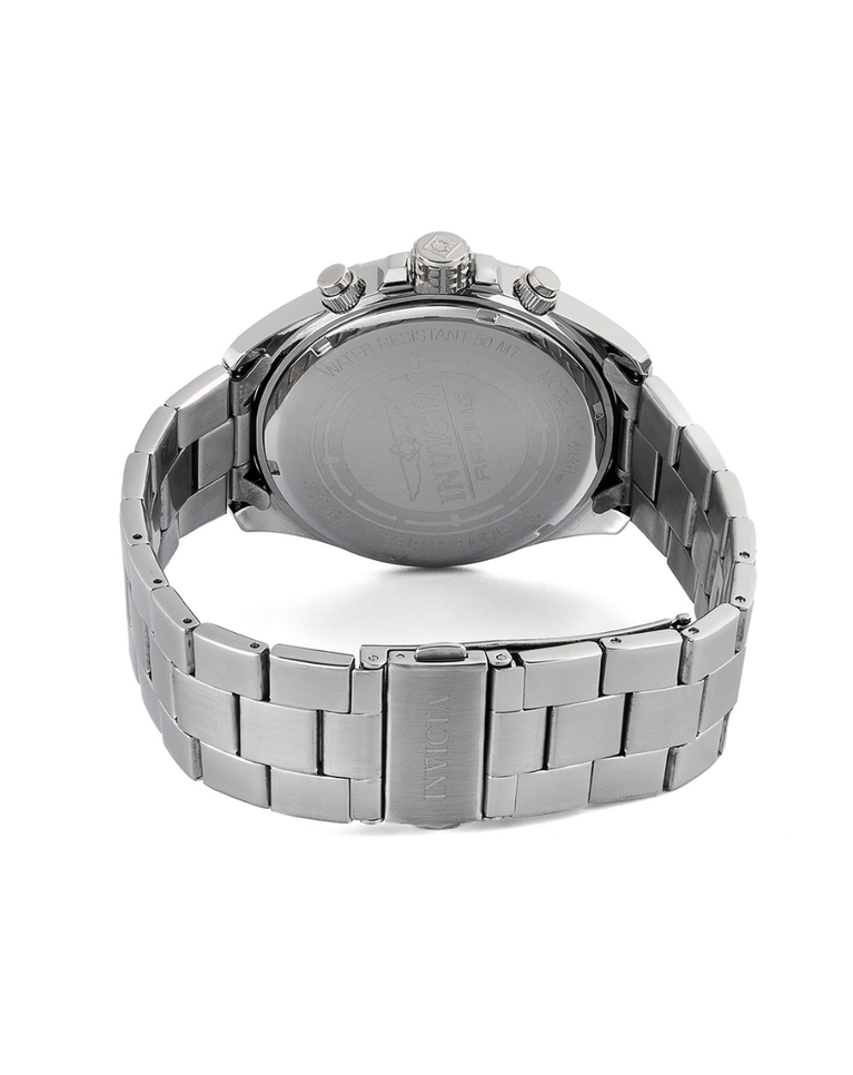 Invicta Speedway Black Dial Stainless Steel Mens Watch - IN49361