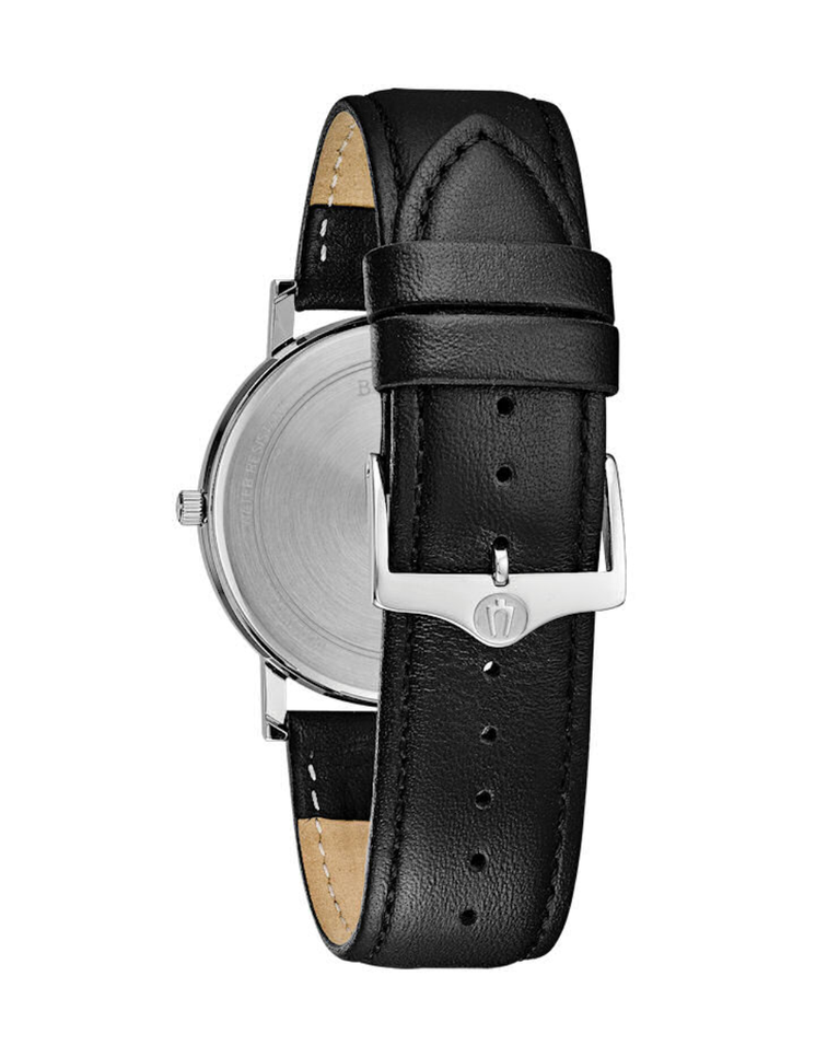 Bulova Classic American Clipper Leather Strap Quartz Watch - 96B312