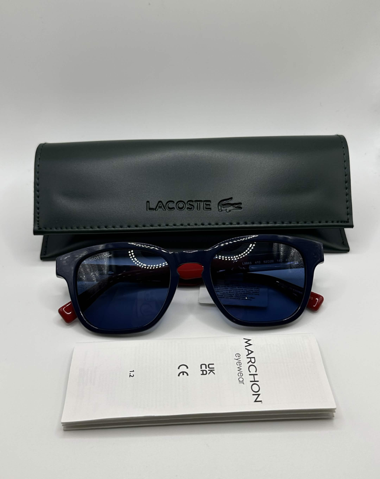 Lacoste Blue Square Mens Sunglasses - L986S.410.52/20