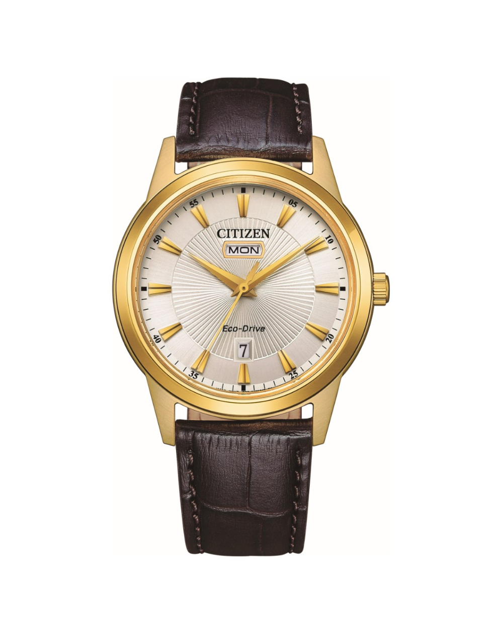 Citizen Eco-Drive Silver Dial Gents Watch - AW0102-13A