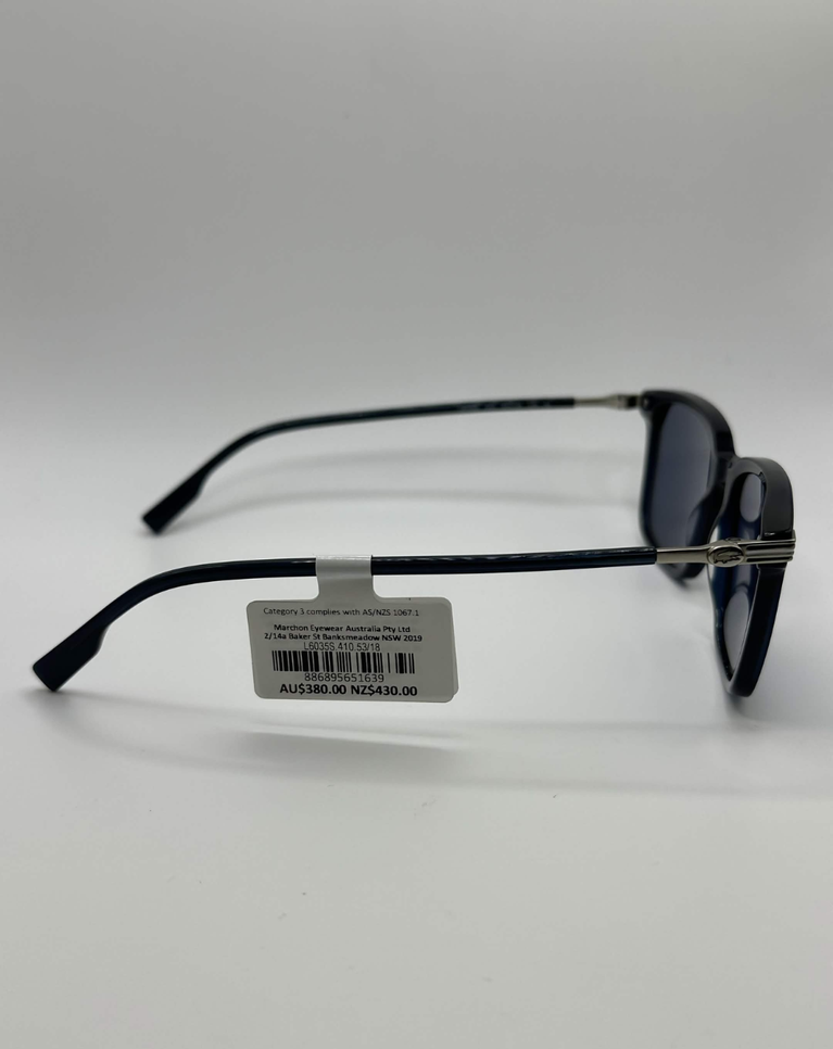 Lacoste Mens Sqaure Classic Dark Blue Sunglasses - L6035S.410.53/18