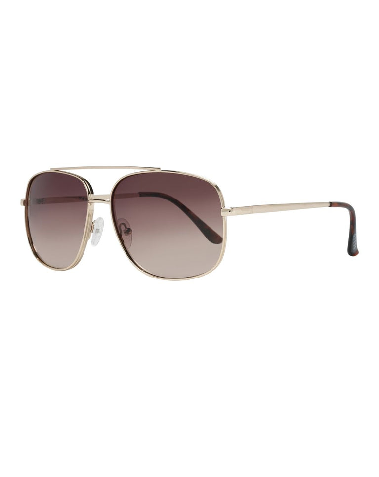 Guess Men's Gold/Brown Sunglasses - GF02076032F