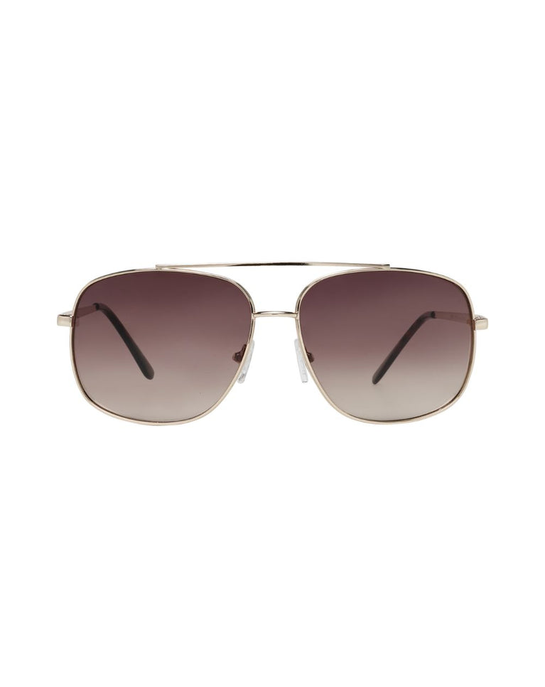 Guess Men's Gold/Brown Sunglasses - GF02076032F