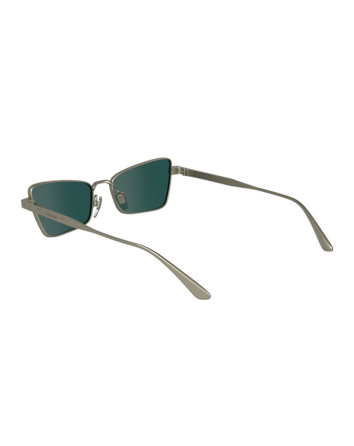 Calvin Klein Matte Light Gold Retro Unisex Sunglasses - CK24110S.716.53/17