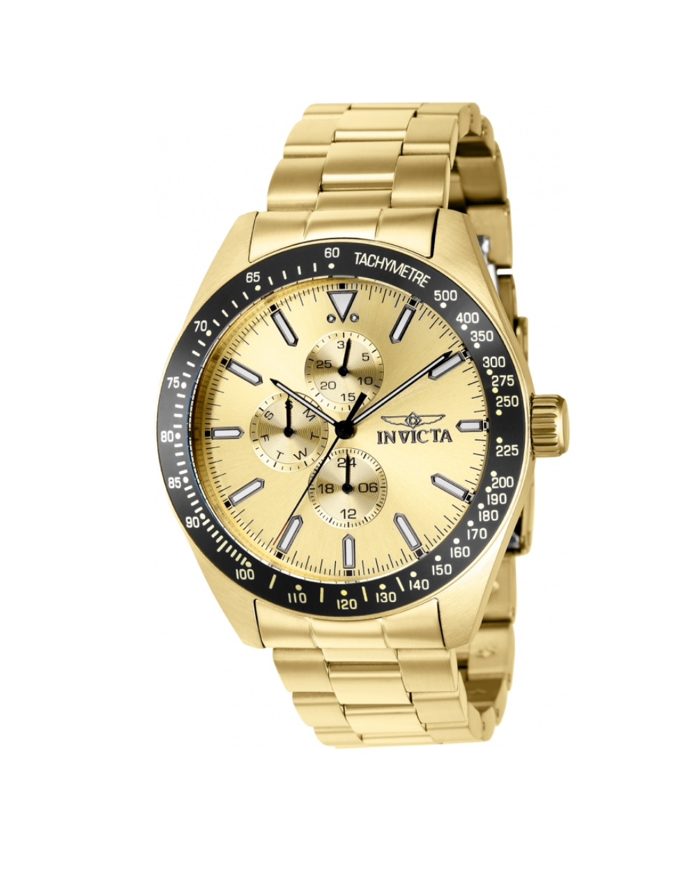 Invicta "Aviator" Gold/Black Chronograph Men's Watch - 38970