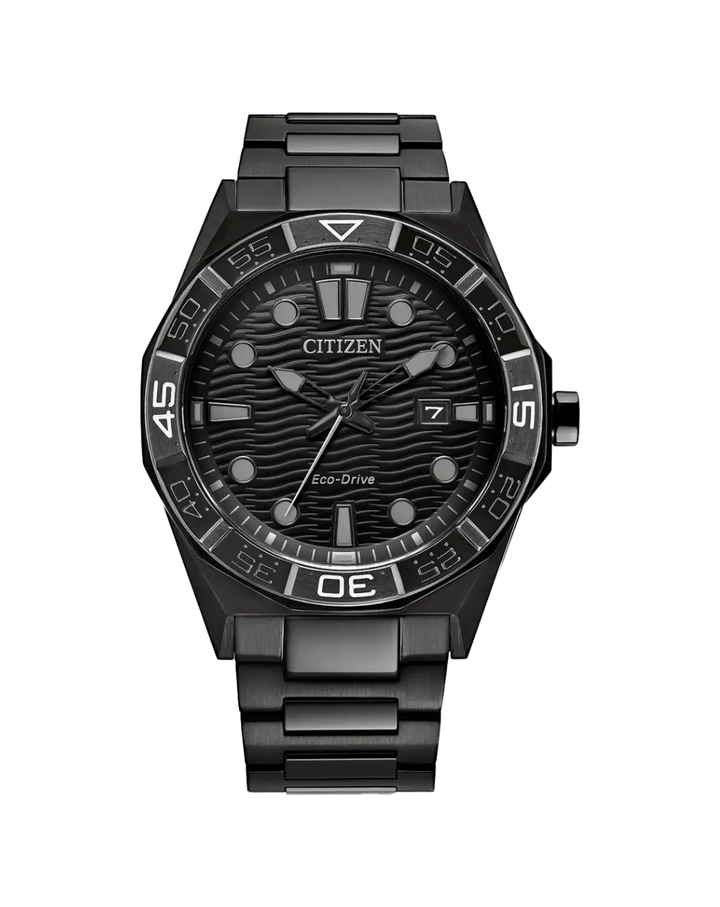 Citizen Eco-Drive Black Dial Gents Watch - AW1855-52E
