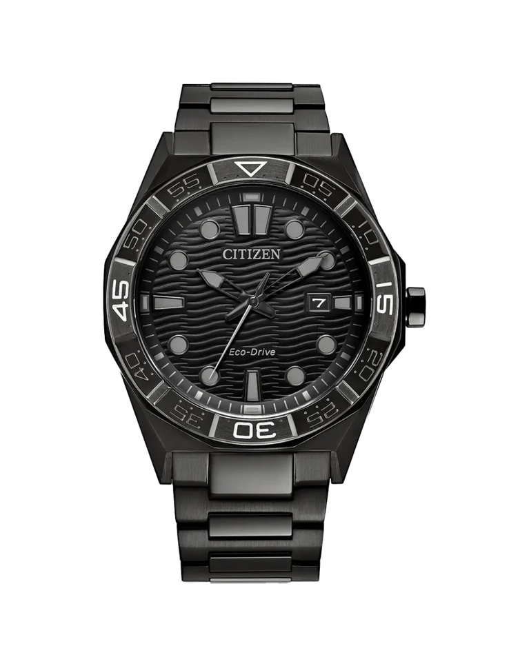 Citizen Eco-Drive Black Dial Gents Watch - AW1855-52E