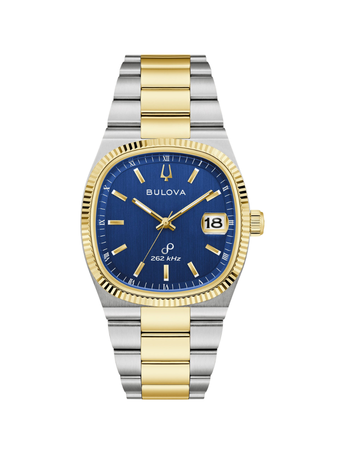 Bulova Super Seville Precisionist Blue Dial Two-Tone Men's Watch - 98B462