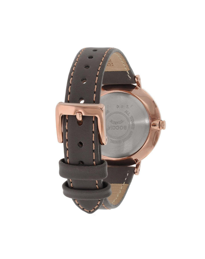Boccia Titanium "Royce" Rose Gold Ladies Watch - 3246-05