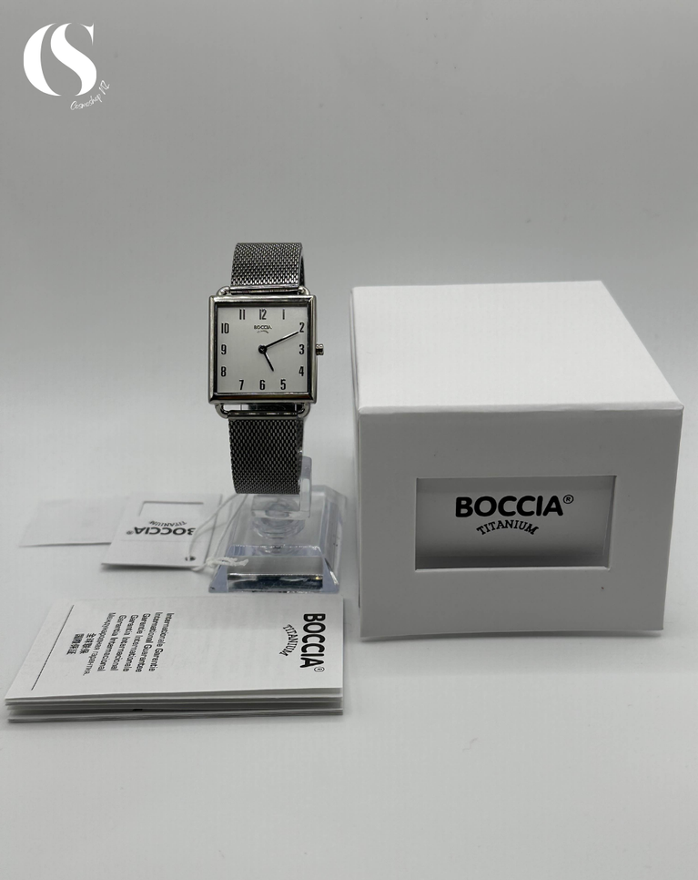 Boccia Titanium Mesh Strap Ladies Watch - 3305-04