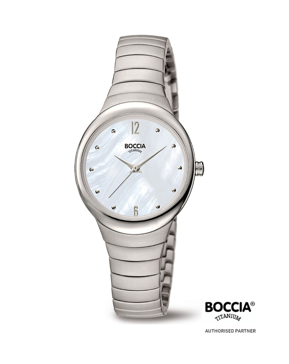 Boccia Titanium MOP Dial Ladies Watch - 3307-01