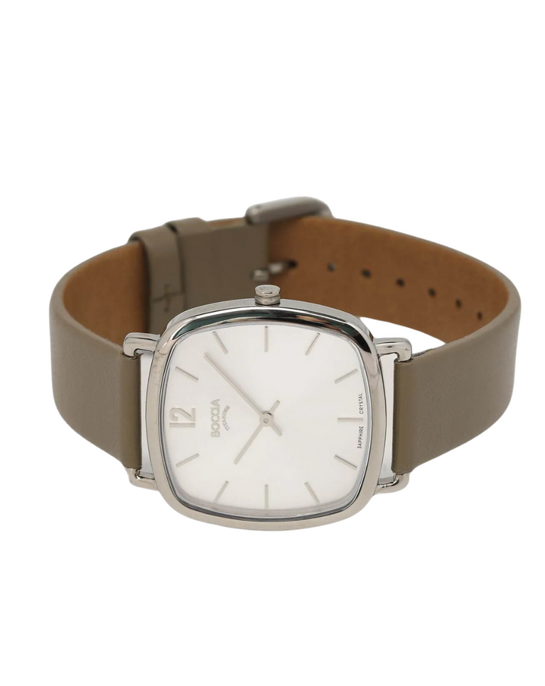 Boccia Titanium Vegan Leather Strap Ladies Watch - 3334-01