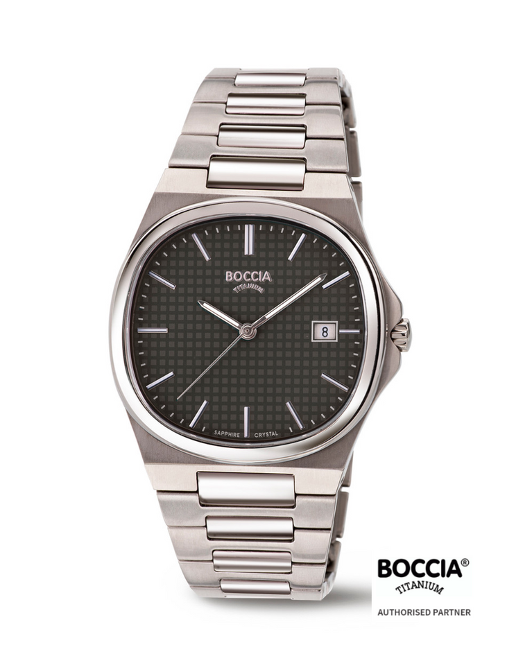 Boccia Titanium Grey Dial Unisex Watch - 3657-04