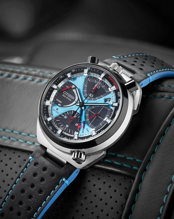 Citizen Promaster Land Tsuno Chrono Racer Limited Edition Blue Dial Gents Watch - AV0106-01L