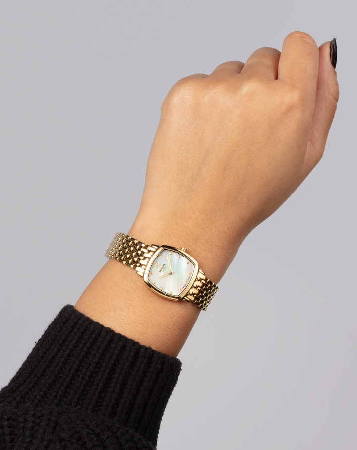 Boccia Titanium MOP Dial Elegant Gold Ladies Watch - 3353-02
