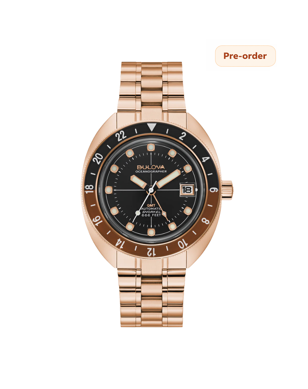 Bulova Oceanographer GMT Automatic Men's Watch - 97B215