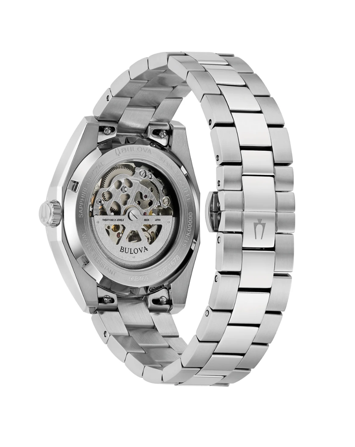 Bulova Ice Blue Surveyor Automatic Unisex Watch - 96B469