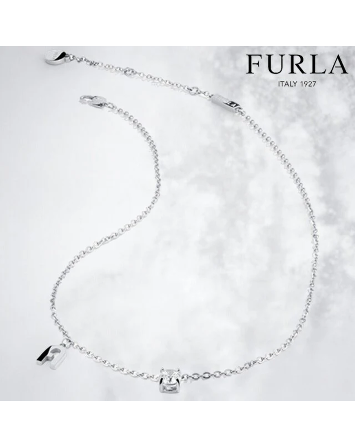 Furla Jewellery Silver Sparkling Women's Necklace - FJ1001NTU