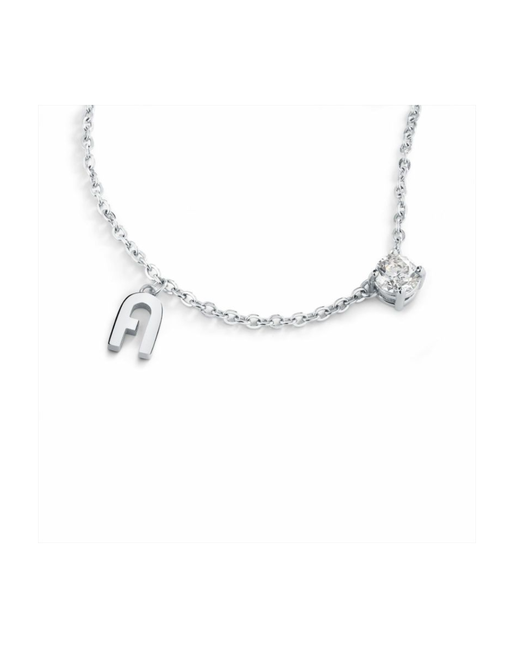 Furla Jewellery Silver Sparkling Women's Necklace - FJ1001NTU