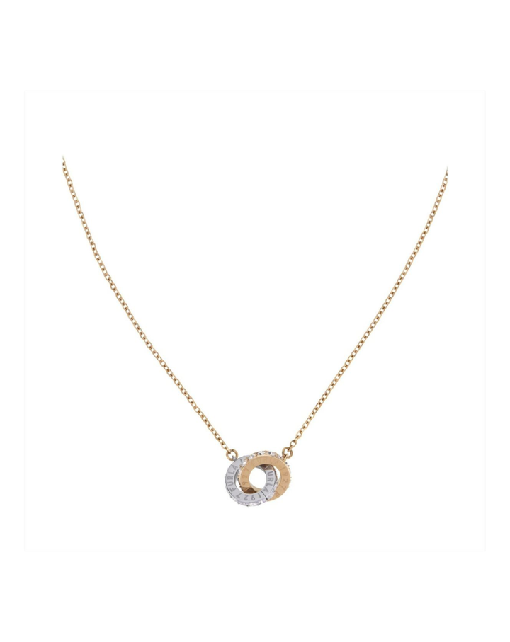 Furla Jewellery Rose Gold Silver Women's Necklace - FJ1102NTU