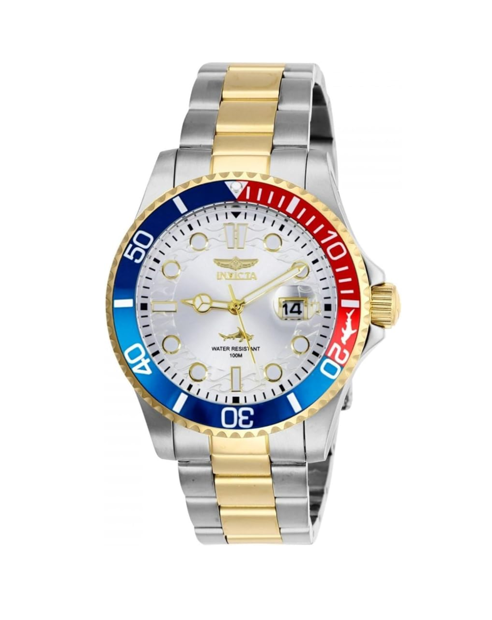 Invicta Pro Diver "Mako" Pepsi Two Tone Men's Watch - 44710