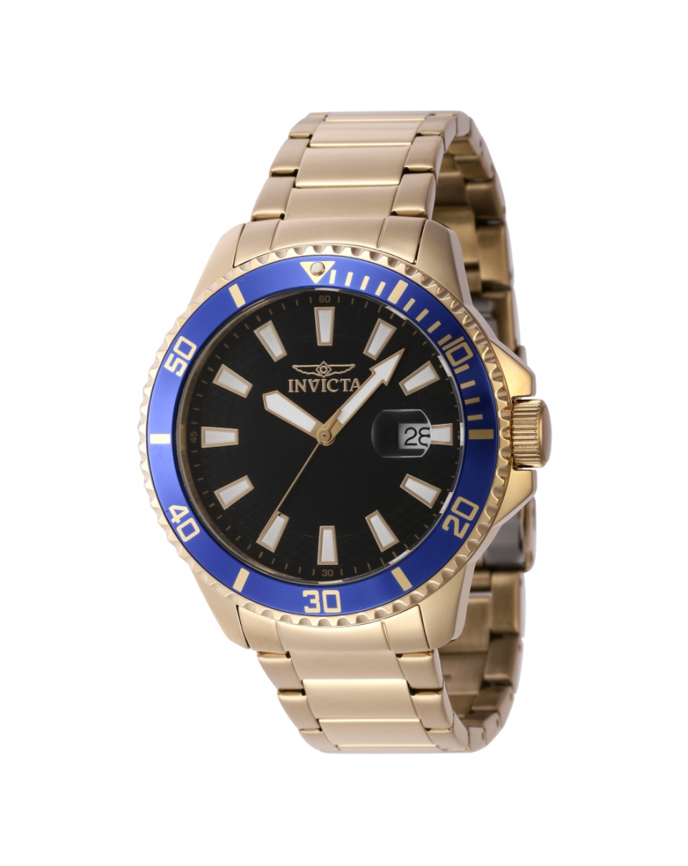 Invicta Pro Diver Men's Gold/Blue Watch - 46139
