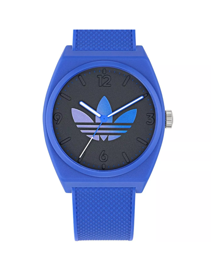 Adidas Originals Project Two GRFX Blue Resin Watch - AOST24553