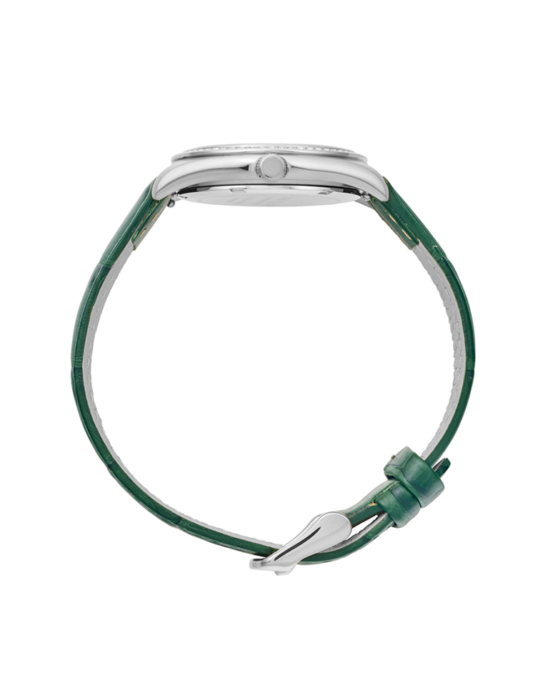 Maxum Classic Black Dial Green Leather Ladies Watch - MW24202L04