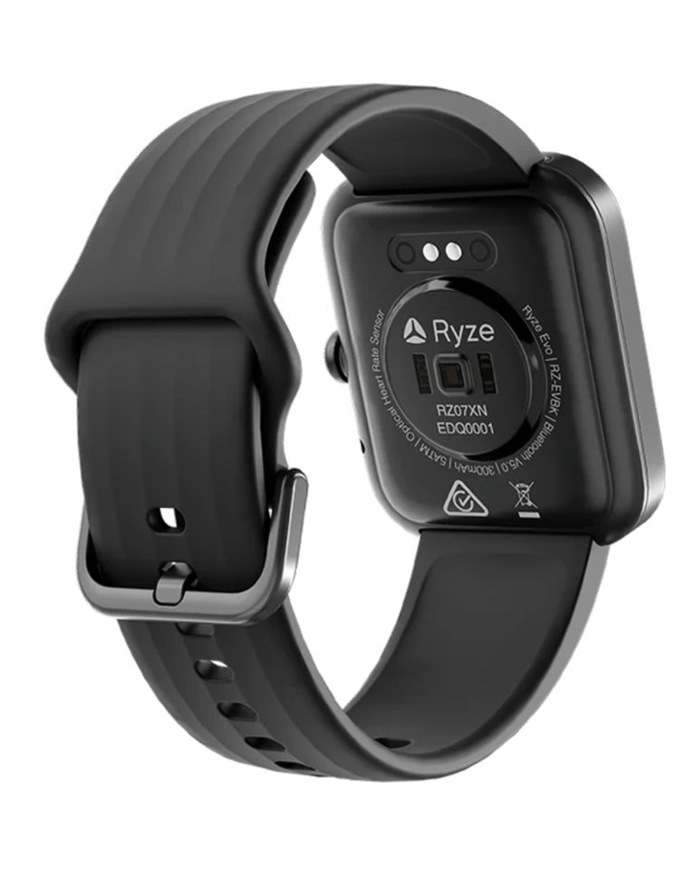 Ryze Evo Mens Smart Watch Built In Alexa - RZ-EVBK