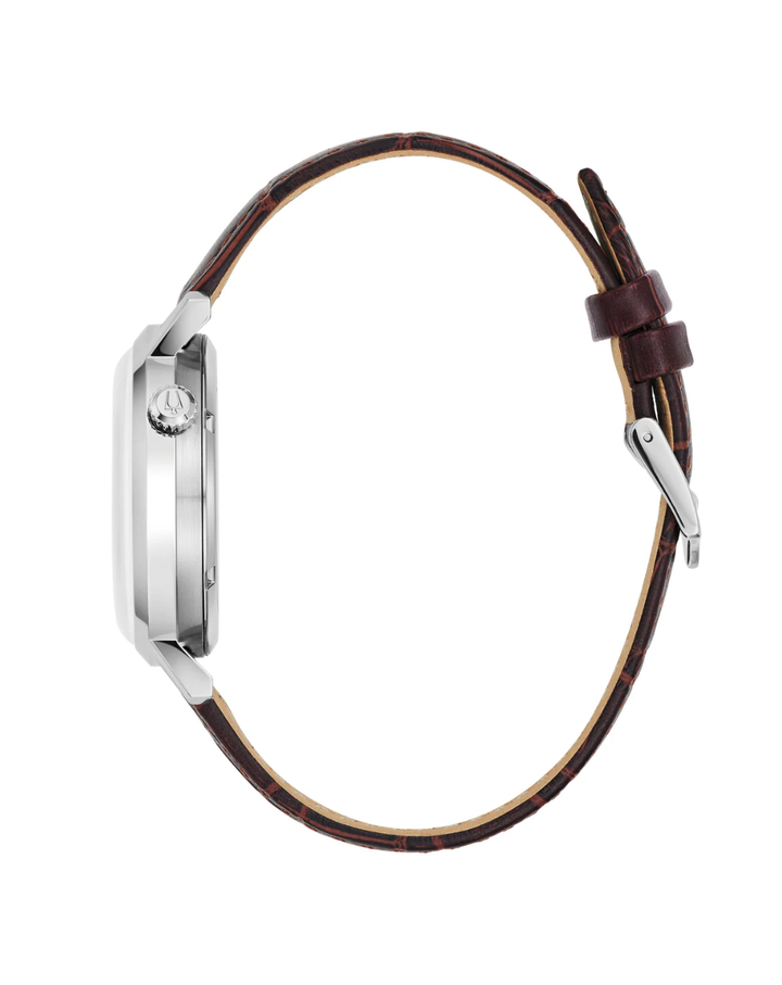 Bulova Classic Leather Strap Unisex Automatic Watch - 96A318
