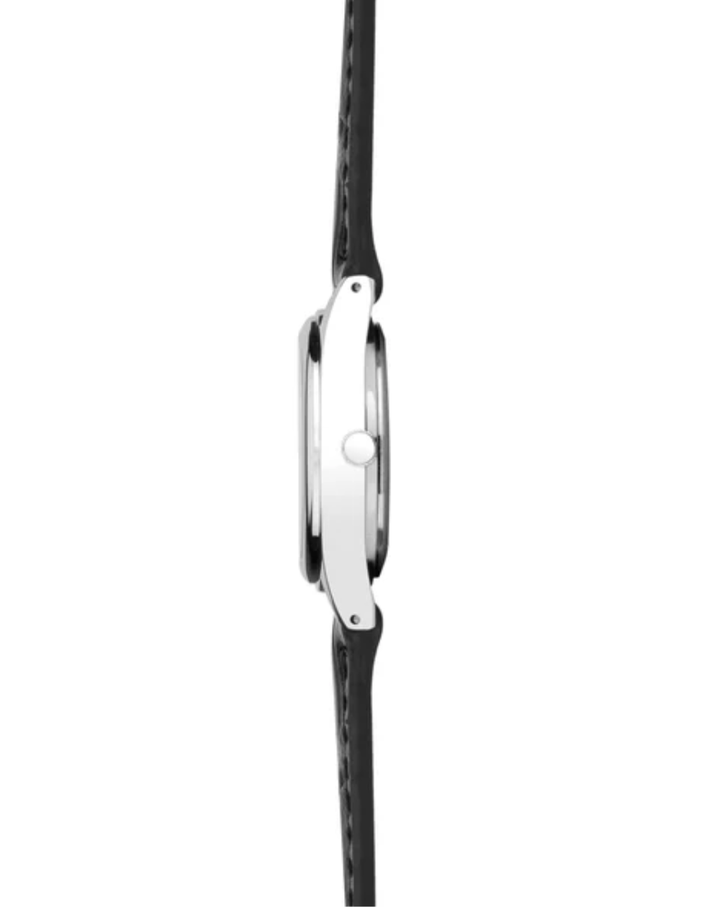 Sekonda Evans Womens Watch White Dial Black Leather - SK40715