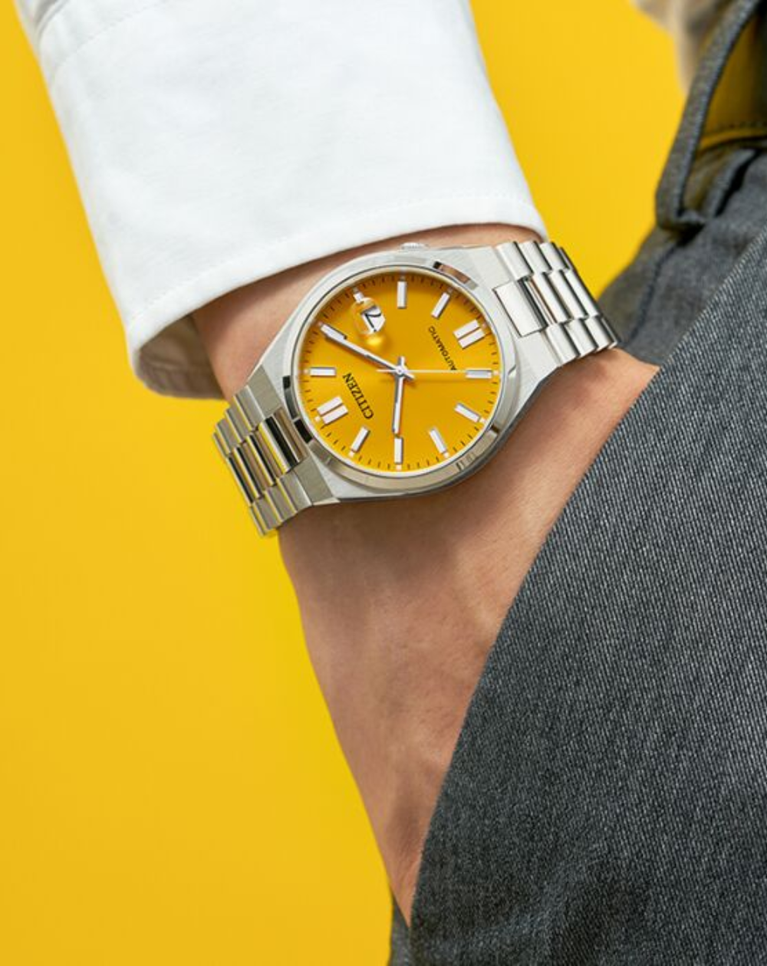 Citizen Tsuyosa Yellow Dial Automatic Gents Watch - NJ0150-81Z