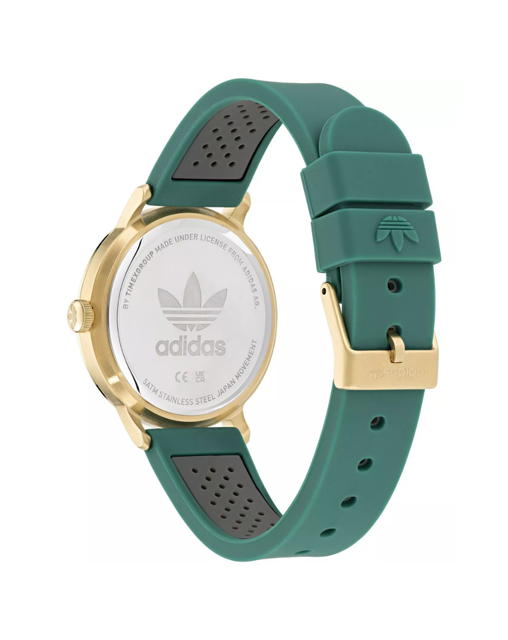 Adidas Originals 38mm Unisex Green/Gold Watch - AOSY23525