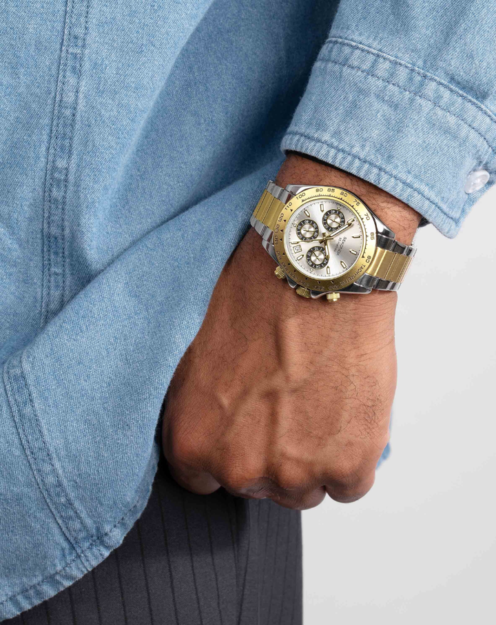 Sekonda Circuit Two Tone Chronograph Mens Watch - SK30254