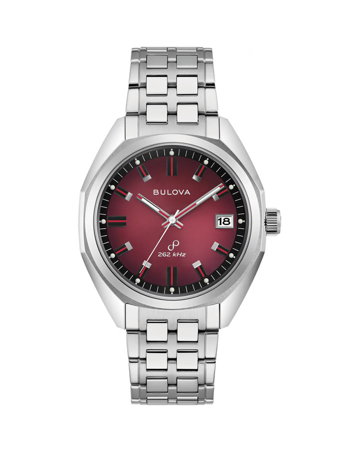 Bulova Red Dial Jetstar 40mm Men's Watch- 96B401