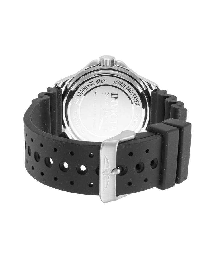Invicta Pro Diver Green Bezel Silicone Strap Mens Watch - 46129