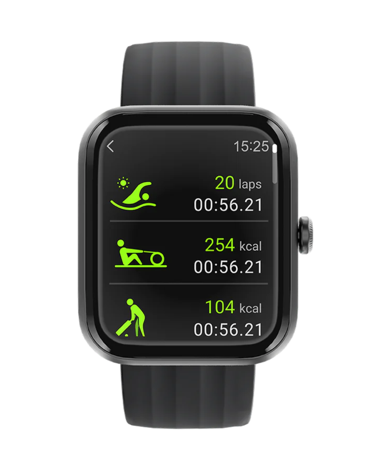 Ryze Evo Mens Smart Watch Built In Alexa - RZ-EVBK