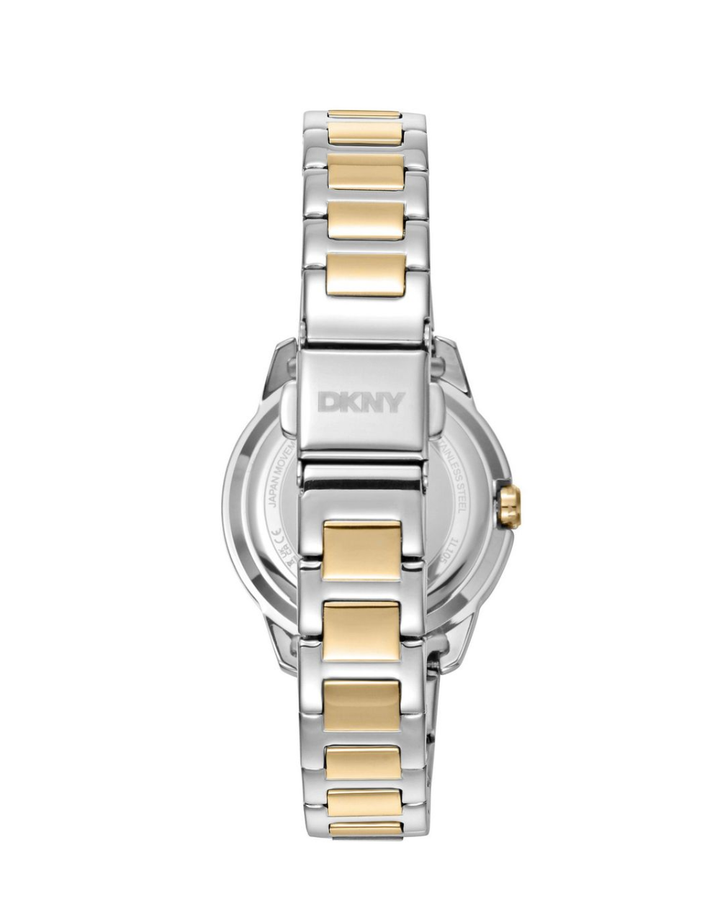 DKNY Evening Crystal Set MOP Dial Ladies Watch - DK1L105M0085