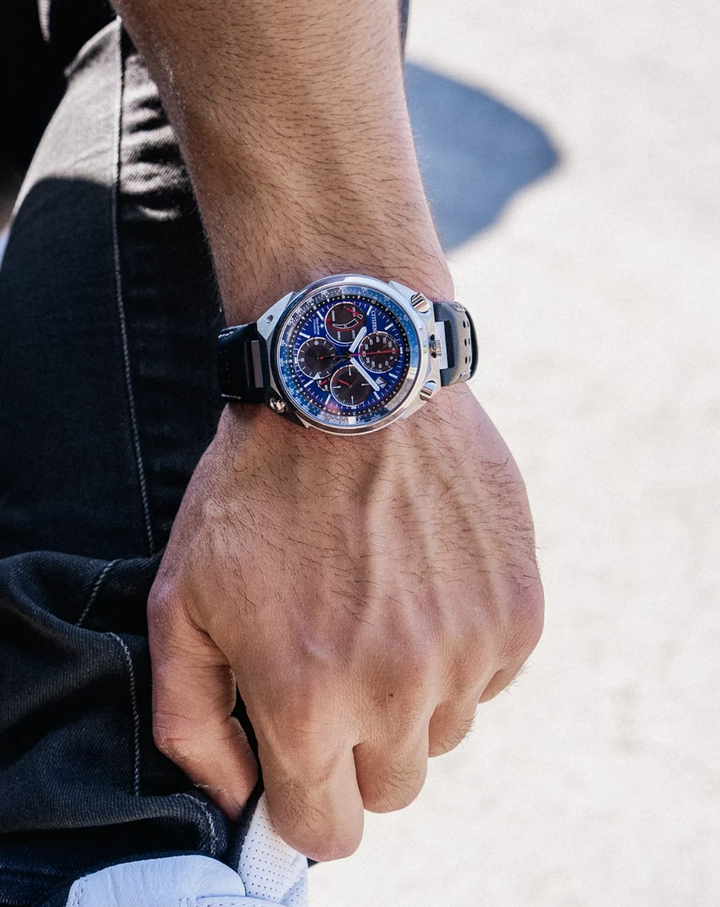 Citizen Promaster Land Tsuno Chrono Racer Limited Edition Blue Dial Gents Watch - AV0088-01L