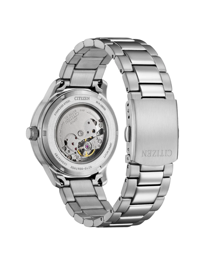 Citizen Automatic White Dial Automatic Mens Watch - NJ0191-83A